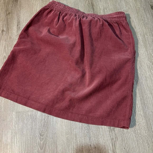 💕LOFT A-Line Corduroy Skirt in Winr Red Size Small - Picture 4 of 4